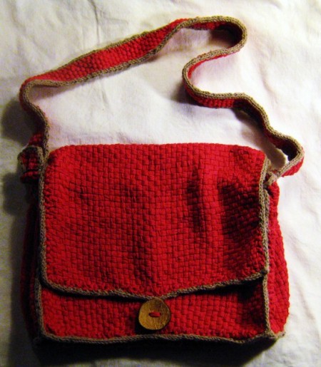 Free pattern for Courier Bag woven on the Martha Stewart loom | Tottie ...