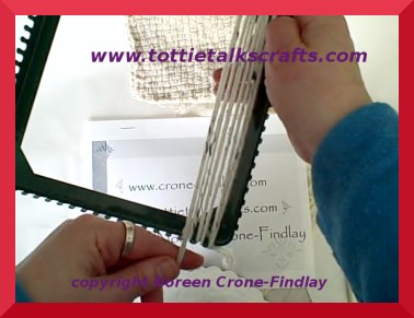 New video tutorial- how to weave with yarn on potholder loom