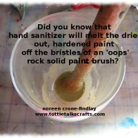 How to save a hardened paintbrush