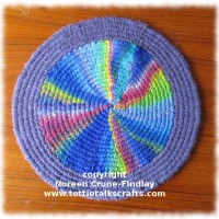 How to weave a circle of any size on a Peg Loom